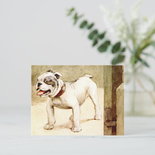 Bulldog Briefkaart (Staand voorkant)