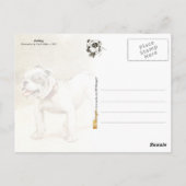 Bulldog Briefkaart (Achterkant)