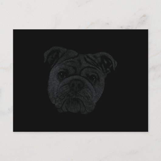 Bulldog Briefkaart (Voorkant)