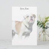 Bulldog briefpapier (Staand voorkant)