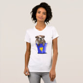 Bulldog Bucket of Love Blue T-shirt (Voorkant volledig)