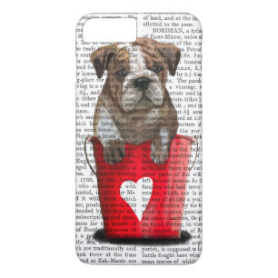 Bulldog Bucket of Love Red iPhone 8/7 Plus Hoesje