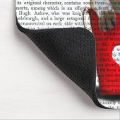 Bulldog Bucket of Love Red Muismat (Hoek)