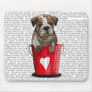 Bulldog Bucket of Love Red Muismat