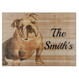 Bulldog Bull Dog Hougrain Snijplank