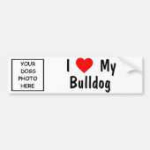 Bulldog Bumpersticker (Voorkant)