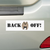 Bulldog Bumpersticker (Op auto)