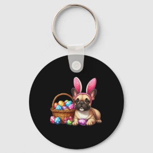 Bulldog Bunny Happy Easter Bulldog Lover Paashaas Sleutelhanger