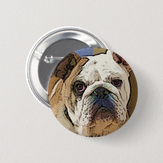 Bulldog Button (Voorkant /achterkant)