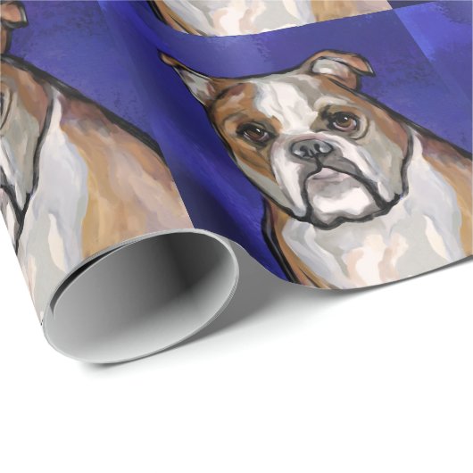 Bulldog Cadeaupapier (Rol Hoek)