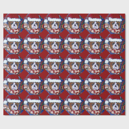 Bulldog Cadeaupapier (Vlak)