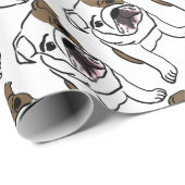 Bulldog Cadeaupapier (Rol Hoek)