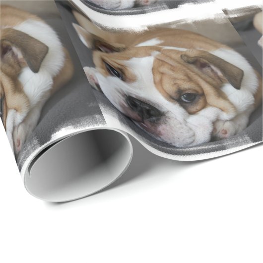 Bulldog Cadeaupapier (Rol Hoek)