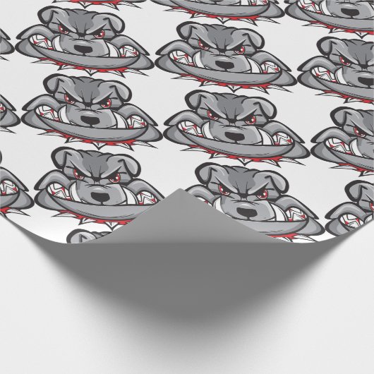 bulldog cadeaupapier (Hoek)