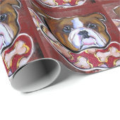 Bulldog Cadeaupapier (Rol Hoek)