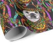 Bulldog Cadeaupapier (Rol Hoek)