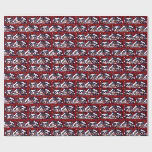 Bulldog Cadeaupapier (Vlak)