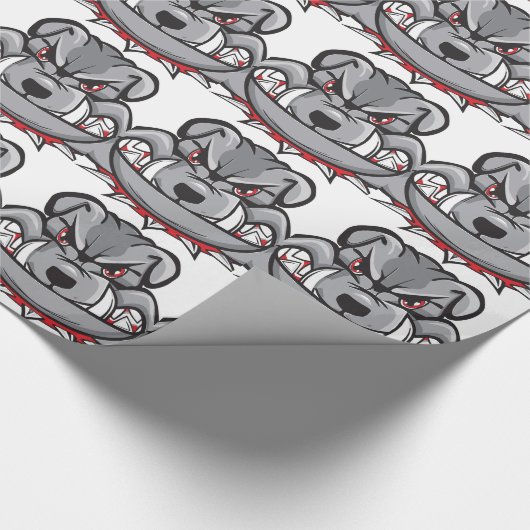 bulldog cadeaupapier (Hoek)