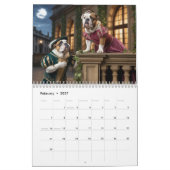 Bulldog Calendar Kalender (Feb 2027)