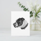 Bulldog Calm Mail Briefkaart (Staand voorkant)
