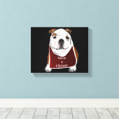 BULLDOG CANVAS AFDRUK (Insitu (Houten vloer))