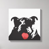 bulldog canvas afdruk (Voorkant)