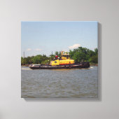 Bulldog canvas print (Voorkant)