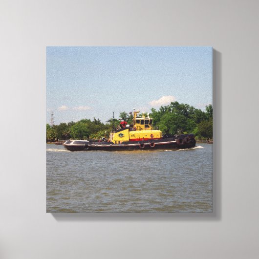 Bulldog canvas print (Voorkant)