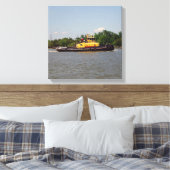 Bulldog canvas print (Insitu (Slaapkamer))