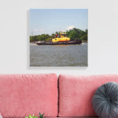 Bulldog canvas print (Insitu (Woonkamer))