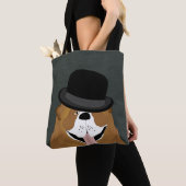 Bulldog Canvas tas (Dichtbij)