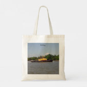 Bulldog canvas tas (Achterkant)