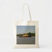 Bulldog canvas tas (Voorkant)