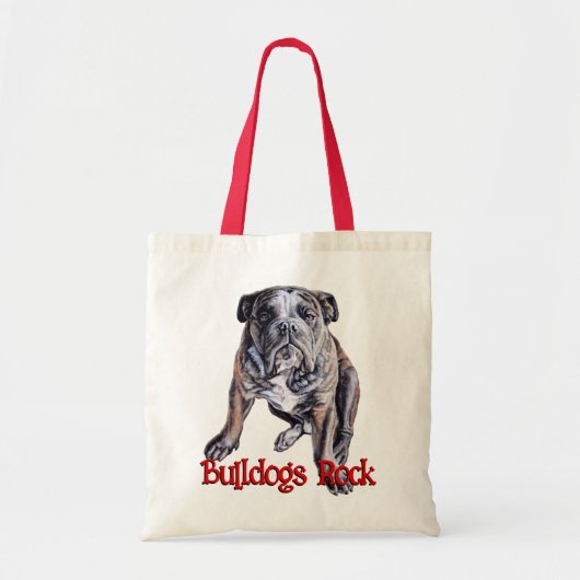 Bulldog Canvas tas English Bulldog Enviro-Friendly (Voorkant)
