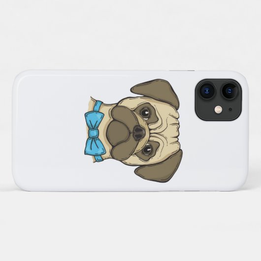 bulldog Case-Mate iPhone case (Achterkant (horizontaal))