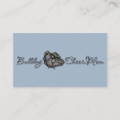 Bulldog Cheer Mama Contactkaartje (Achterkant)