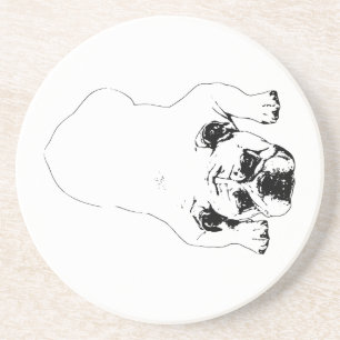 Bulldog Cheer Tafel Coaster Zandsteen Onderzetter