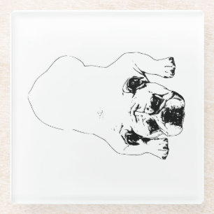 Bulldog Cheer Tafel Onderzetter