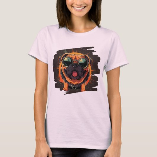 Bulldog Chic T-shirt (Voorkant)