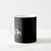 Bulldog Christmas3 Koffiemok (Voorkant links)