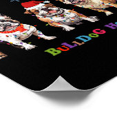 Bulldog Christmas3 Poster (Hoek)
