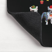 Bulldog Christmas5 Muismat (Hoek)