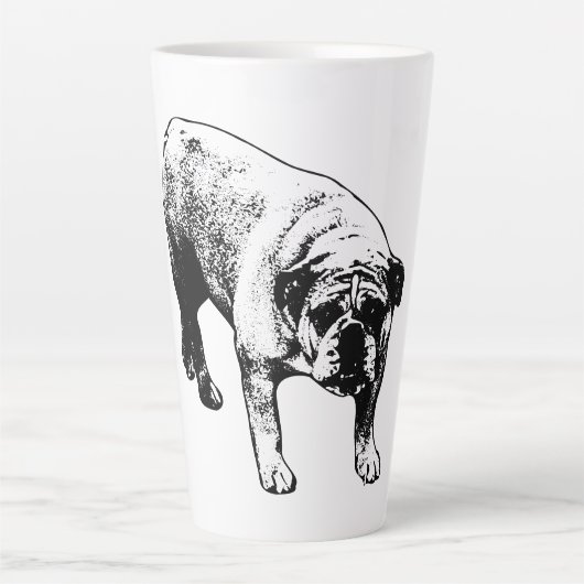 Bulldog Christmas Brew Latte Mok (Voorkant)