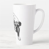 Bulldog Christmas Brew Latte Mok (Rechts)