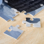 Bulldog Christmas Red Truck Holiday Legpuzzel (Zijkant)