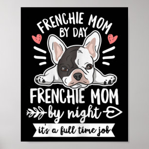 Bulldog citaat voor je franse moeder poster