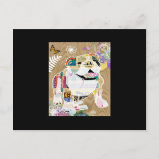 Bulldog Collage Briefkaart
