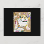 Bulldog Collage Briefkaart (Voorkant)