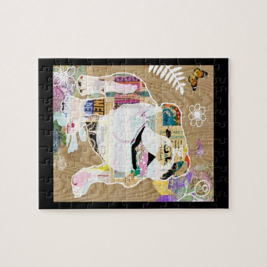 Bulldog Collage Legpuzzel (Horizontaal)