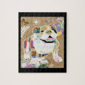Bulldog Collage Legpuzzel (Verticaal)